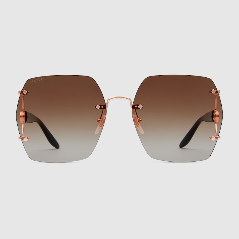 Geometric frame sunglasses - Image 1